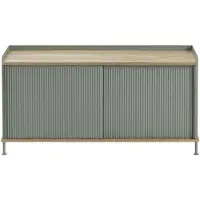 Muuto Enfold senkki 124 x 45 cm - oiled oak Dusty Green