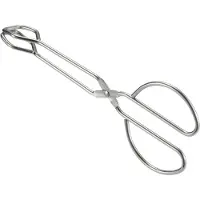 Dorre Kitchen And Serving Tongs 25.5*9.5 Cm Stainless Steel - Silver - 9X 25.5X 3.5