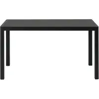 Muuto Workshop Table 65x130 cm - Black Linoleum Black