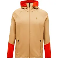 Peak Performance Men's Rider Essentials Zip Hood Sierra Sand/solar Burst/ Välikerrospuserot M