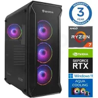INTOP Tietokone AQUA Ryzen 7 8700F 16GB DDR5 1TB SSD M.2 NVME RTX5070Ti 16GB WIN11Pro
