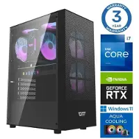 INTOP Tietokone AQUA i7-14700F 64GB DDR5 500SSD M.2 NVME RTX5060Ti 16GB no-OS