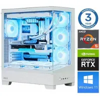 INTOP Tietokone Ryzen 5 7500F 64GB DDR5 1TB SSD M.2 NVME RTX5060 8GB WIN11
