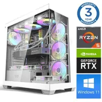 INTOP Tietokone Ryzen 5 7500F 64GB DDR5 1TB SSD M.2 NVME RTX5070 12GB WIN11