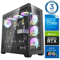 INTOP Tietokone AQUA i5-14400F 16GB DDR5 1TB SSD M.2 NVME RTX5060Ti 8GB no-OS