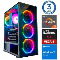INTOP Tietokone Ryzen 7 5700G 16GB 1TB SSD M.2 NVME Radeon RX Vega 8 WIN11