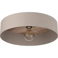 Eglo DUAIA CEILING Ø420 TAUPE/LUONNONOPTIIKKA/BM