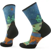 Smartwool Trail Run Targeted Cushion Mountain Print Crew Sukat