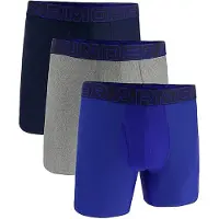 Under Armour Ua Performance Tech - Solid 6" 3Pk - Multi/patterned - M