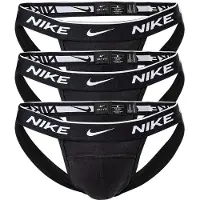 Nike Underwear Jock Strap 3Pk - Black - L