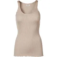 Rosemunde Rwbelle Silk U-Neck Strap Elastic T - Beige - S