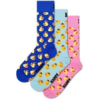 Happy socks 3-Pack Rubber Duck Socks Gift Set - Blue - 41-46
