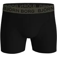 Björn Borg Cotton Stretch Boxer 3P - Black - M