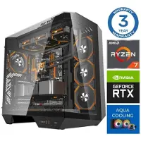 INTOP Tietokone AQUA Ryzen 7 8700F 32GB DDR5 1TB SSD M.2 NVME RTX5070 12GB no-OS
