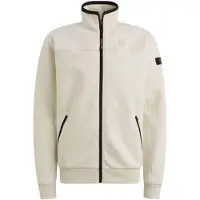 PME Legend Collegepaita '- Sweat jacket with stand-up collar and zipper closure' beige