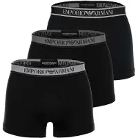 Emporio Armani for man. EM000259_AF20669 Set 3 Core Logobanda black boxers Core Logobanda black (XL), Homewear, Cotton