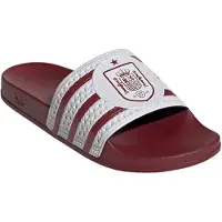 Adidas Rantakengät 'Trefoil' burgundin punainen / valkoinen