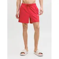 Jack & Jones Jpstmaui Norrebro Swim Shorts Reg Ret - Red - S
