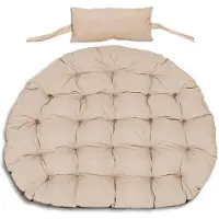 AIO Factory Puutarhatyyny riipputuoliin 120 cm haikaranpesä vedenpitävä cappuccino