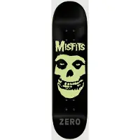 Zero Misfits Fiend Skull Gitd 8.5" Skeittilaudan dekki black Koko Uni