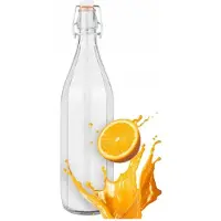 Hobby Hall Lasi "costolata" 500ml mekaanisella tulpalla