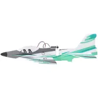 Jokomisiada Foldable lightweight foam airplane flies LED lights propeller USB charging ZA5583