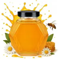 Hobby Hall 5x Gucio lasipurkki 380ml hunajalle, hilloille, lahjoille