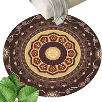 Hobby Hall ZULIDA Elegantti Pyöreä Matto, 31,5 * 31,5 colio / 80 * 80 cm