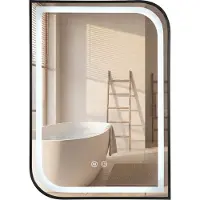 REA LED SEINÄPEILI ZONE 80X60 BLACK