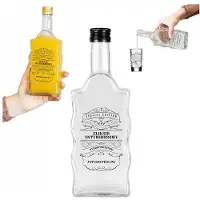 Hobby Hall Lasipullo "elixir Antivirus" 500 ml mustalla merkinnällä