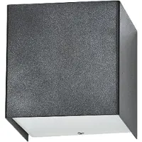 Lyora Cube seinävalaisin G9 9x9cm grafiitinharmaa