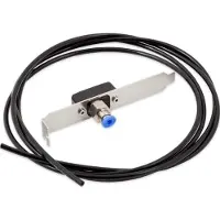 Aqua Computer PCI(e)-peitelevy täyttöportilla, LEAKSHIELD, hopea/musta/sininen