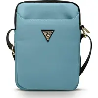 GUESS Bag GUTB10NTMLLB 10" blue /blue Nylon Triangle Logo (GUTB10NTMLLB)