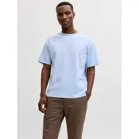Jack & Jones Jprblaethan Ss Logo Tee Sn - Blue - M
