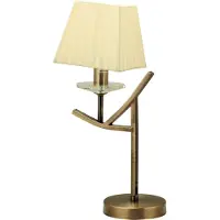 Candellux Lighting Sp. z o.o pöytävalaisin Valencia, messinki/ekru