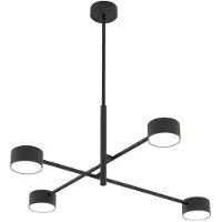 Emibig Riippuvalaisin Natsu LIGHTING, himmennettävä, Musta, Olohuone/ruokailutila, Metalli, Moderni