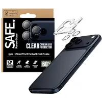 PanzerGlass SAFE. by  Camera Lens Protector Transparent iPhone 17 Pro | iPhone 17 Pro Max | iPhone 16 Pro | 16 Pro Max, Apple, Apple - iPhone 17 Pro, (SA74645)
