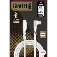 GRATEQ pro usb-c - 90 usb-c 240w kaapeli 1m