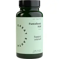 Great Earth Pantothenic Acid 120 kpl