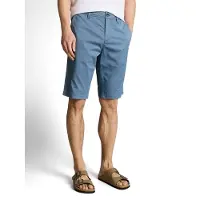 Tom Tailor Slim Printed Chino Shorts - Blue - 32