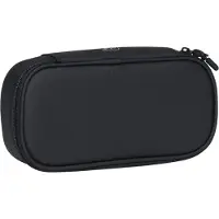 Beckmann Ovalt Pencil Case, Sport Junior, Black Coated - Black - 1 L