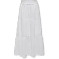 ONLY Kogmalene Long Skirt Wvn - White - 146