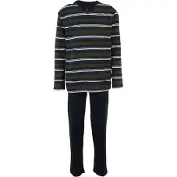 Ceceba Pitkä pyjama laivastonsininen / khaki / valkoinen
