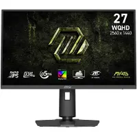 MSI 68,6 cm (27") 2560 x 1440 Pixel 9S6-3CE49H-077 16:9 Wide Quad HD Rapid IPS 0,5 ms 320 Hz HDR DisplayPort HDMI VESA