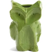Serax Owl Vase Xs Dark Green After Midnight - Green - ONE SIZE