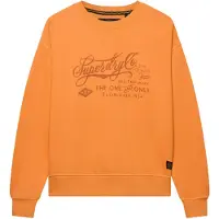 Superdry for woman. W2012636A Sweatshirt Industry Worker Loose orange (M), Casual, Cotton