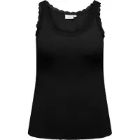 ONLY Carmakoma Carsara Sharai Lace Tank Top Jrs Noos - Black - 54