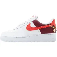 Nike Matalavartiset tennarit 'Air Force 1 '07' hummeri / viininpunainen / valkoinen