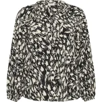 KAFFE CURVE Kcjamia Blouse - Black - 46