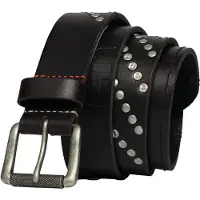 Superdry for man. M9210118A Black Goods Belt (M), Casual, Leather